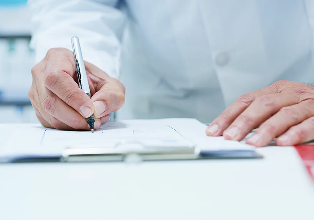 Protrusionsschiene Kassenleistung